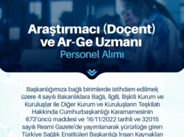 TÜSEB Araştırmacı/ Doçent ve Ar-Ge Uzmanı işe alacak